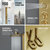 Vigo Shower Massage Panel in Matte Brushed Gold, Design in NY