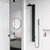 Vigo Bowery Collection Matte Black 4'' W, 4-Jet Circular Shower Panel w/ Tub Filler