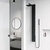 Vigo Bowery Collection Matte Black 5'' W, 4-Jet Square Shower Panel w/ Tub Filler