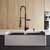 36'' Sink w/ Zurich Faucet in Matte Black
