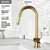 Gramercy Faucet in Matte Brushed Gold Dimensions