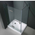 Vigo 32” x 40” Frameless 3/8" Clear/Brushed Nickel Shower Enclosure with Left Base