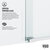 Vigo Elan 60'' W x 74'' H Frameless Left Sliding Shower Door in Chrome Hardware with Fluted Glass, Tempered Glass Info
