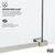 Vigo 60'' x 66'' Frameless Sliding Tub Door with Stainless Steel Hardware, Protecglass Laminated Glass, and Handle , Protec Glass Info