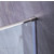 Vigo Ryland 50'' to 62'' Frameless Shower Door with 3/8'' Clear Glass and Stainless Steel