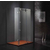 Vigo 36” x 48” Frameless 3/8" Clear/Stainless Steel Shower Enclosure