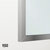 Vigo Zenith 34'' W x 62'' H Frameless Fixed Tub Screen in Chrome Frame with Clear Glass, Frame Close Up View