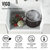 Vigo 19'' Silicone Protective Bottom Grid For Single Basin Sink in Gray, BPA Free Info