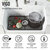 Vigo 25'' Silicone Protective Bottom Grid For Single Basin Sink in Matte Black, BPA Free Info
