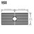 Vigo 32'' W Bottom Grid Dimensions