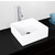 Vigo Bavaro Composite Vessel Sink and Dior Bathroom Vessel Faucet Set in Chrome w/ Pop up Drain, 14-1/2'' W x 14-1/2'' D x 5'' H