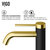Vigo ConcretoStone™ Collection 23-5/8'' Oval Vessel Sink Lexington Faucet Matte Brushed Gold Precise Engineering