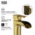 Vigo ConcretoStone™ Collection 15-3/8'' Round Vessel Sink Niko Faucet Matte Brushed Gold 7 Layers Info