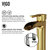 Vigo ConcretoStone™ Collection 15-3/8'' Round Vessel Sink Niko Faucet Matte Brushed Gold Effortless Installation