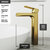 Vigo Bryant Collection 15-1/8'' Square Vessel Sink Amada Faucet Matte Brushed Gold Dimensions