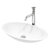 VIGO Wisteria MatteStone™ Collection Vessel Bathroom Sink with Cass Bathroom Faucet and Pop-Up Drain in Chrome, Product View