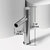 VIGO Anvil MatteStone™ Collection Vessel Bathroom Sink with Ashford Bathroom Faucet and Pop-Up Drain in Brushed Nickel, Faucet Dimensions