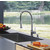 Vigo Pull-Out Spray Kitchen Faucet with Soap Dispenser, Chrome Finish