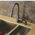 Vigo Pull-Out Spray Kitchen Faucet with Soap Dispenser, Stainless Steel Finish