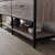 Vinnonva Murcia 72'' W Freestanding Double Sink Bathroom Vanity Set in Mexican Oak with Matte Black Frame, White Composite Grain Stone Countertop, Vessel Sinks, and Mirrors, 72'' Mexican Oak / Matte Black Set w/ Mirrors Frame View