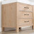 Vinnonva Leon 36'' W Freestanding Single Bathroom Vanity Set in Fir Wood Brown with Lightning White Composite Sink Top, and Mirror, 36'' Brown w/ White Top Set w/ Mirror Base View