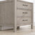 Vinnonva Leon 36'' W Freestanding Single Bathroom Vanity Set in Fir Wood Grey with Lightning White Composite Sink Top, and Mirror, 36'' Grey w/ White Top Set w/ Mirror Base View