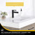 Vinnonva Leon 36'' W Freestanding Single Bathroom Vanity Set in Fir Wood Grey with Lightning White Composite Sink Top, and Mirror, 36'' Grey w/ White Top Set w/ Mirror Sink View