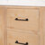 Vinnonva Leon 48'' W Freestanding Single Bathroom Vanity Set in Fir Wood Brown with Lightning White Composite Sink Top, and Mirror, 48'' Brown w/ White Top Set w/ Mirror Pull Handle View