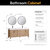 Vinnonva Leon 72'' W Freestanding Double Bathroom Vanity Set in Fir Wood Brown with Lightning White Composite Sink Top and Mirrors, Brown w/ White Top Set w/ Mirrors Dimensions