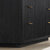 Vinnonva Cadiz 48'' W Freestanding Single Bathroom Vanity in Fir Wood Black with Lightning White Composite Top, and Sink, 48'' Black w/ White Top Product Base View