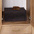 Vinnonva Gela 24'' W Freestanding Single Sink Bathroom Vanity Set in Fir Wood Brown with Drop-In White Ceramic Basin and Mirror, 24'' Brown Set w/ Mirror Cabinet View