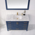 Vinnova Bathroom Vanity 48'' Lifestyle View Top Blue
