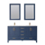 Vinnova Bathroom Vanity 60'' Display View Blue