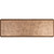 WellnessMats 6'x2' Estates Collection Essential Series Bronze Color Floor Mats with Bella Pattern, 72'' W x 24'' D x 3/4'' H