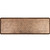 WellnessMats 6'x2' Estates Collection Essential Series Bronze Color Floor Mats with Trellis Pattern, 72'' W x 24'' D x 3/4'' H