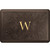 Antique Dark with Gold "W" Monogram