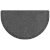WellnessMats Granite Collection Studio Semi-Circle 36" x 22" Anti-Fatigue Floor Mat in Granite Steel, 36" W x 22" D x 3/4" Thick