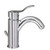 Whitehaus Galleryhaus Single Hole/Lever Bathroom Faucet with Pop-Up Waste in Polished Chrome