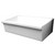 Whitehaus - Reversible Quatro Alcove Fireclay Sink, White