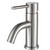 Whitehaus Waterhaus Single Hole Single Lever Lavatory Faucet in Brushed Stainless Steel