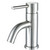 Whitehaus Waterhaus Single Hole Single Lever Lavatory Faucet in Polished Stainless Steel
