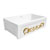 Embossed Vine Sink in White/ Gold Display View 4