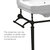Whitehaus Victoriahaus Console with Integrated Rectangular Bowl in White, Towel Bar, Backsplash, Towel Bar