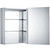 Whitehaus Single Door Medicine Cabinet with Double Faced Mirrored Doors