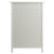 Winsome Wood Delta Collection Home Office File Cabinet, White Back View
