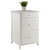 Winsome Wood Delta Collection Home Office File Cabinet, White Prop View