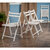 Winsome Wood Robin Collection 4-Piece Folding Chair Set in White