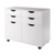 2 Section Cabinet, Front - White