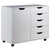 Winsome Wood Halifax Collection Wide Storage Cabinet, 5-Drawer, White Product View