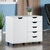 Winsome Wood Halifax Collection Wide Storage Cabinet, 5-Drawer, White 